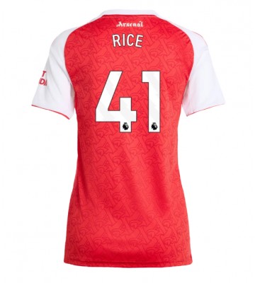 Arsenal Declan Rice #41 Replika Hjemmebanetrøje Dame 2025-26 Kortærmet